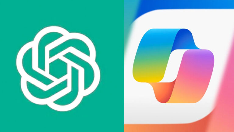 ChatGPT y Copilot logos